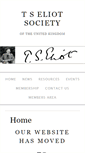 Mobile Screenshot of eliotsociety.org.uk