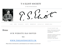 Tablet Screenshot of eliotsociety.org.uk